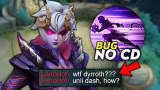 DYRROTH BUG SKILL NO COOL DOWN WTF…💀  MLBB [upl. by Egief]