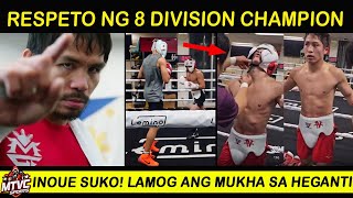 PACQUIAO Pinakita ang Tunay na Respesto  INOUE Suko LAMOG ang Mukha sa Heganti [upl. by Norry885]