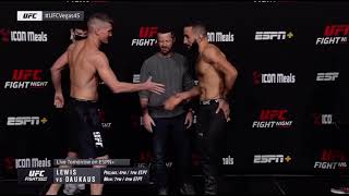 UFC Vegas 45  Wonderboy vs Belal  Final Face Off [upl. by Arza]