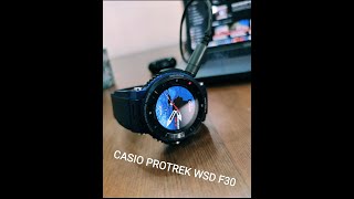 Casio Protrek Smart WSDF30  Unboxing amp Review [upl. by Samy]