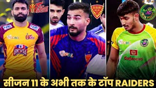 PKL 11 Top Raiders After 85 Matches Devank Ashu Malik या Arjun Deswal कौन होगा Best RaiderPKL2024 [upl. by Debbra]