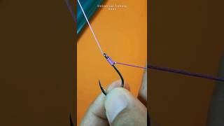 How to tie a fishing hook 211 fishingknot fishinghook fishinghack [upl. by Nnylidnarb]