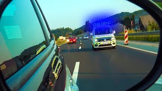 I drag Slovenian Police with my Fiat 500 Abarth 595 Turismo [upl. by Ojytteb]