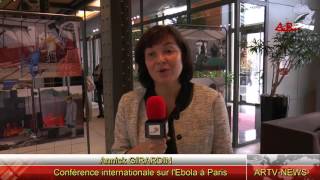 Mme ANNICK GIRARDIN CONFERENCE INTERNATIONALE SUR EBOLA AU MICRO DE ROGER BONGOS [upl. by Ybocaj185]