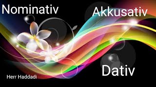 شرح مفصل لدرس Nominativ  Akkusativ  Dativ [upl. by Ginsburg464]