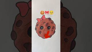 Satisfying creative painting 🍪🎀🥺 Emoji Mixing painting coloring cookies [upl. by Nerro]