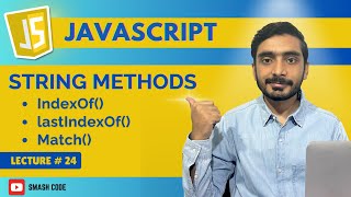 JavaScript Tutorial 24 String Methods P5 indexOf and lastIndexOf  Web Dev 119 [upl. by Anyaj]