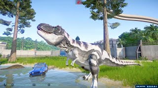 🔴Mosasaurus Jurassic World Evolution 2 Dinosaurs Fighting Trex KingKong Giganotosaurus Spinosaurus [upl. by Harwill]