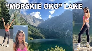 POLAND TRAVE VLOG MORSKIE OKO LAKE HIKE [upl. by Nnylanna438]