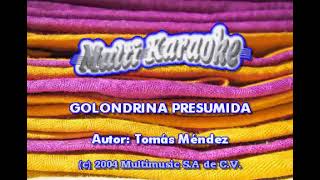 GOLONDRINA PRESUMIDA KARAOKE VICENTE FERNANDEZ [upl. by Assedo]