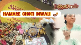 Aj mummy na face pa kya laga diya 😂😳  Choti Diwali 🎇🪔 Vlog 🖇️ [upl. by Dleifniw58]