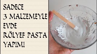 Rölyef Pasta Yapımı  Kendin Yap [upl. by Alieka]