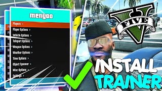 Add Menyoo Trainer in GTA 5 Easy And Simple  Spawn All Cars Weapons ETC [upl. by Swarts]