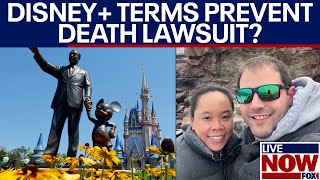 Disney death lawsuit Disney signup prevents widower from suing company argues  LiveNOW from FOX [upl. by Deb]