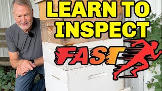 Beekeeping How To Learn To Inspect Your Hive Fast [upl. by Litt]