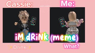 iM dRiNk meme in non yt short form [upl. by Gnov556]