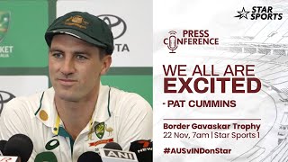 Pat Cummins speaks ahead of the ToughestRivalry showdown  AUSvINDOnStar [upl. by Juliana]