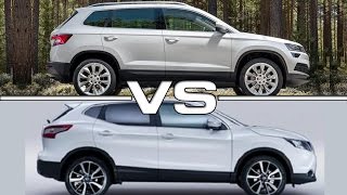 2018 Skoda Karoq vs 2017 Nissan Qashqai [upl. by Bamford]