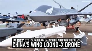 MEET  Chinas New Wing Loong X drone armed with anti ship missiles at Zhuhai Airshow [upl. by Schroth280]