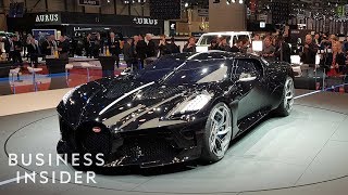 Why The Bugatti La Voiture Noire Costs 18 Million [upl. by Aicened]