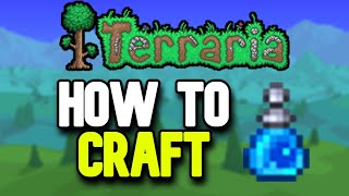 How to Make a Wormhole Potion in Terraria Quick Tutorial [upl. by Akinas505]