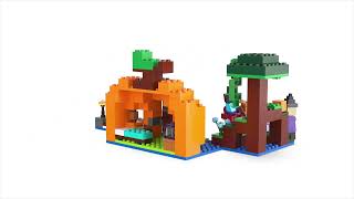 LEGO® Minecraft 21248 Pumpagården [upl. by Yelhs]