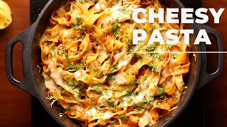 CHEESY SAUCY PASTA RECIPE [upl. by Brittani]