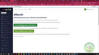 Pagando Membresías con Crédito Wallet Livegood Internacional [upl. by Devonna]