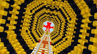 Redstone illusion Railway Redstone Railroad Minecraft 3 [upl. by Pillihpnhoj]