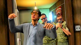 GTA V Cops Attack Me In CutScene Hilarious [upl. by Seys]