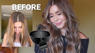 FOILING AND REFRESHING MY BRONDE HAIR COLOR  professional hairstylist tutorial [upl. by Brubaker]