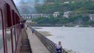 Steam Accross Barmouth Bridge [upl. by Armanda83]