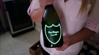 Dom Perignon Illuminated Bottle [upl. by Rainer277]