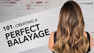 101 Learning the Basics of Balayage  Kenra Color [upl. by Arima]