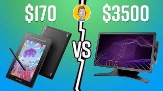 The Cheapest Drawing Tablet VS the Most Expensive [upl. by Colinson]