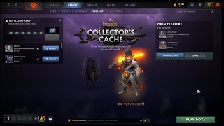 How to Get Discount on Dota 2 collectors Cache Treasure  I unboxed Juggernaut Very Rare Item [upl. by Zoila419]