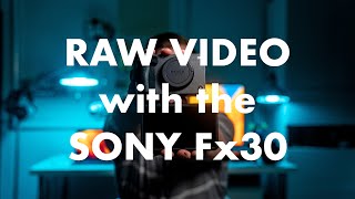 How record ProRes Raw on the Fx30  Tutorial [upl. by Ynnot]