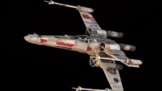 Star Wars Studio Scale XWing Starfighter Model Red5 [upl. by Rehpotsrhc922]