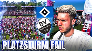 PLATZSTURM FAIL SV Sandhausen vs HSV Stadionvlog [upl. by Hahsia]