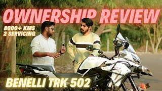 Benelli TRK 502 Ownership Review  is it worth buying in 2024 [upl. by Natsirc]