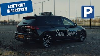 Rijschool Start Driving  Achteruit in een vak parkeren [upl. by Flin]