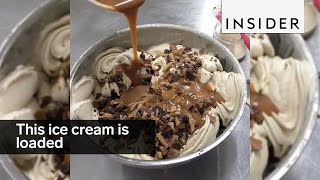 This ice cream company loads their ice cream with everything [upl. by Con]