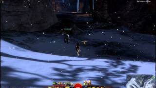 GW2 Howto Reach Wolfs Lair Shrine Point of Interest North Of Graupel Waypoint Dredgehaunt Cliffs [upl. by Jenica]