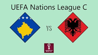 Kosovo vs Albania  UEFA Nations League Group C3 [upl. by Orelle]