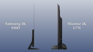 Samsung S90D vs U7N  Midrange Smart TVs [upl. by Anerys27]