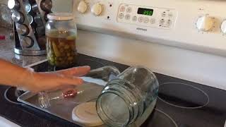 How to sanitize glass jars and bottles using the oven [upl. by Neirbo]