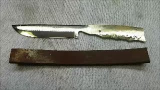 finishing a forged blade [upl. by Yeleek]