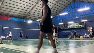 Badminton Game Smashbox  10102024 Art and Ewa vs Dokie and Jepoy Set 1 [upl. by Eioj638]