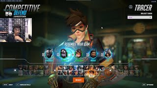 42 ELIMS This Is What PRO Tracer Looks Like Sugarfree Tracer Season 11 Gameplay Overwatch 2 [upl. by Maxma379]