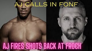 AJ subliminal shots fired at Froch [upl. by Sharyl]